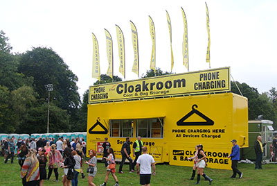 Event lockers and Mobile Cloakrooms