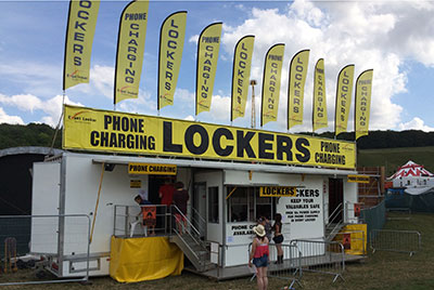 Event lockers and Mobile Cloakrooms