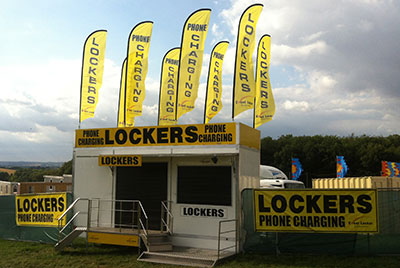 Event lockers and Mobile Cloakrooms