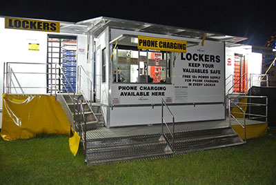 Event lockers and Mobile Cloakrooms
